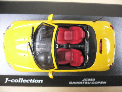 JCOLLECTION 1/43 DAIHATSU COPEN YELLOW (JC053) (20053) (PIU/P74-80)