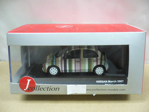 JCOLLECTION 1/43 NISSAN MARCH STRIPE VERSION STRIPE (JC211) (20240) (PIU/P88-65)