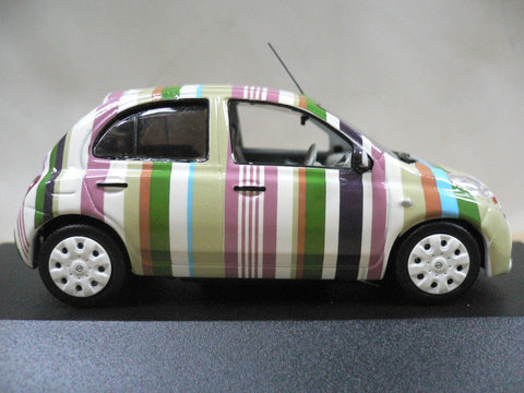 JCOLLECTION 1/43 NISSAN MARCH STRIPE VERSION STRIPE (JC211) (20240) (PIU/P88-65)
