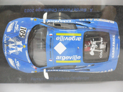 RED LINE 1/43 FERRARI F360 MODENA CHALLENGE 2003 #105 RLS01 (PAK)