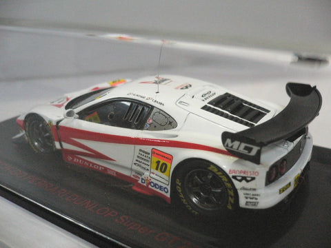 RED LINE EBBRO 1/43 MACH-GO FERRARI DUNLOP #10 SUPER GT 300 2005 WHITE (43745) (PAK)