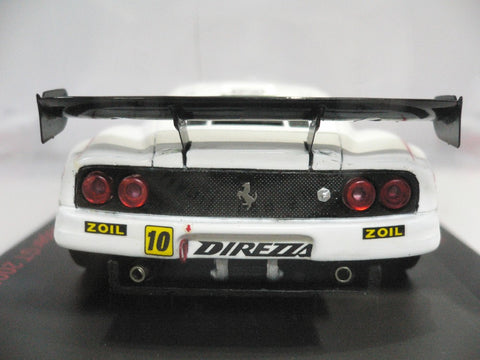 RED LINE EBBRO 1/43 MACH-GO FERRARI DUNLOP #10 SUPER GT 300 2005 WHITE (43745) (PAK)