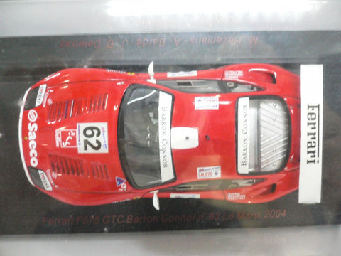 RED LINE 1/43 FERRARI F575 MARANELLO BARRON CONNOR #62 RL030 (LM2004) (30030) (PAK)