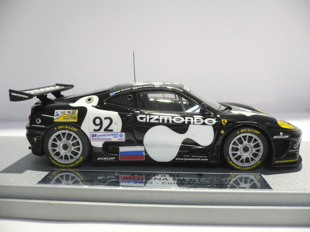 Miniature Ferrari 360 Modena LM GT2 – Le Mans 2005 #93 – Gasoline 1/43