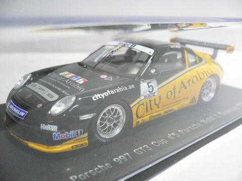 SPARK 1/43 PORSCHE 997 GT3 CUP PORSCHE MOBIL 1 SUPERCUP 2008 #5