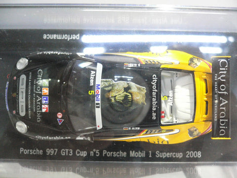 SPARK 1/43 PORSCHE 997 GT3 CUP PORSCHE MOBIL 1 SUPERCUP 2008 #5