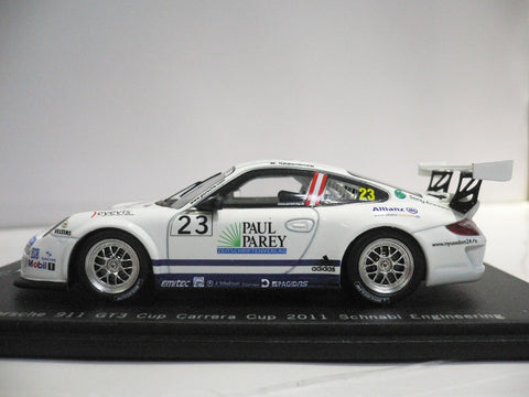 SPARK 1/43 PORSCHE 911 GT3 CUP CARRERA CUP 2011 SCHNABL ENGINEERING (CK999351) (PIU110)