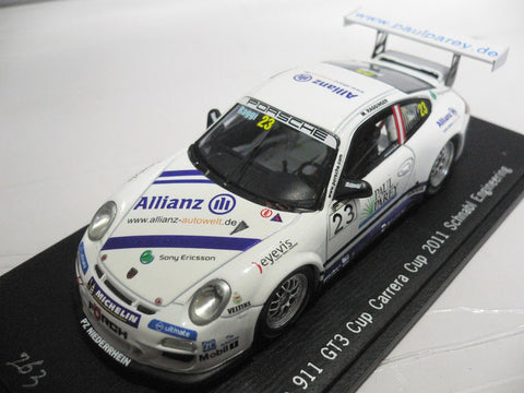 SPARK 1/43 PORSCHE 911 GT3 CUP CARRERA CUP 2011 SCHNABL ENGINEERING (CK999351) (PIU110)