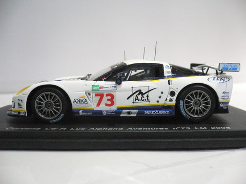 SPARK 1/43 CORVETTE C6-R LUC ALPHAND AVENTURES LM 2008 #73 (91489) (PIU190)