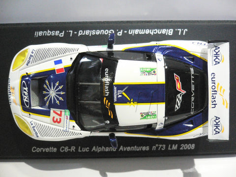 SPARK 1/43 CORVETTE C6-R LUC ALPHAND AVENTURES LM 2008 #73 (91489) (PIU190)