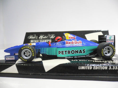 MINICHAMPS 1/43 RED BULL SAUBER FORD LAUNCH VERSION 1996 J.HERBERT #14 (430 960084) (01569) (BUY)
