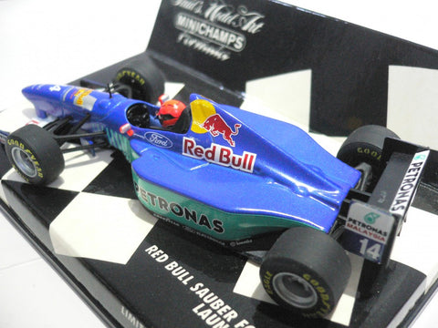 MINICHAMPS 1/43 RED BULL SAUBER FORD LAUNCH VERSION 1996 J.HERBERT #14 (430 960084) (01569) (BUY)