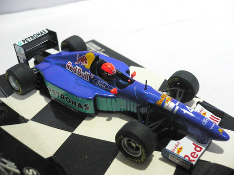 MINICHAMPS 1/43 RED BULL SAUBER FORD LAUNCH VERSION 1996 J.HERBERT #14 (430 960084) (01569) (BUY)