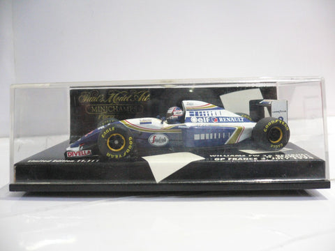 MINICHAMPS 1/43 WILLIAMS FW 16 RENAULT N.MANSELL GP FRANCE 3 JULY 1994 #2 (430 940102) (01033) (WKG)