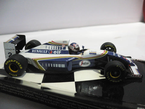 MINICHAMPS 1/43 WILLIAMS FW 16 RENAULT N.MANSELL GP FRANCE 3 JULY 1994 #2 (430 940102) (01033) (WKG)