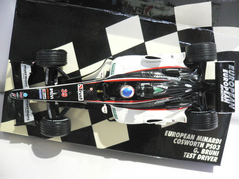 MINICHAMPS 1/43 EUROPEAN MINARDI COSWORTH PS03 G.BRUNI TEST DRIVER #39 (400 030139) (05287)