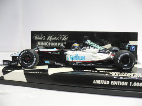 MINICHAMPS 1/43 WILUX MINARDI COSWORTH SHOWCAR Z.BAUMGARTNER 2004 (400 040071) (05692)