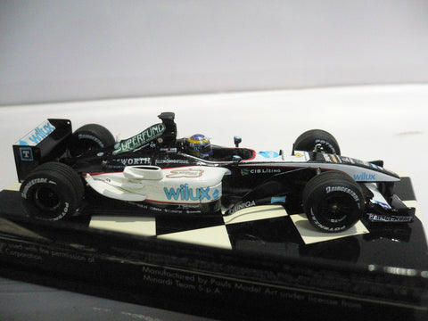 MINICHAMPS 1/43 WILUX MINARDI COSWORTH SHOWCAR Z.BAUMGARTNER 2004 (400 040071) (05692)