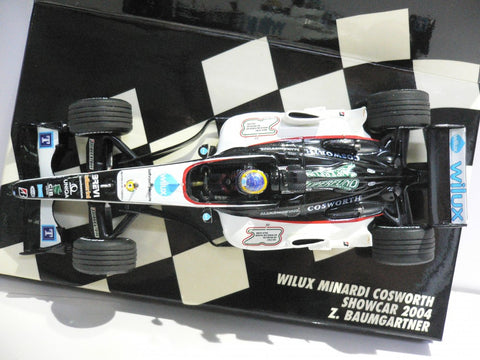 MINICHAMPS 1/43 WILUX MINARDI COSWORTH SHOWCAR Z.BAUMGARTNER 2004 (400 040071) (05692)