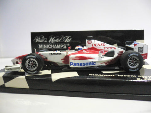 MINICHAMPS 1/43 PANASONIC TOYOTA RACING TF104 O.PANIS #17 (400 040017) (05730) (PA0)