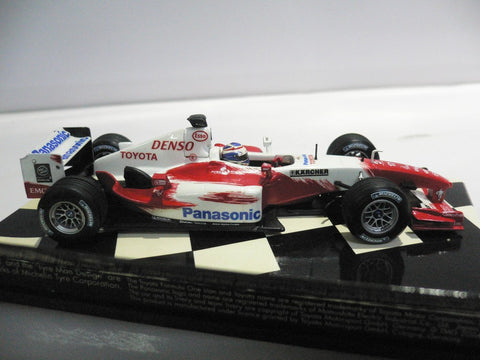 MINICHAMPS 1/43 PANASONIC TOYOTA RACING TF104 O.PANIS #17 (400 040017) (05730) (PA0)