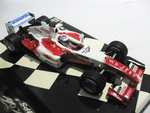 MINICHAMPS 1/43 PANASONIC TOYOTA RACING TF104 O.PANIS #17 (400 040017) (05730) (PA0)