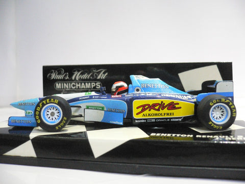 MINICHAMPS 1/43 BENETTON RENAULT B195 J.HERBERT #2 (430 950002) (01342) (WKG)