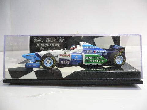 MINICHAMPS 1/43 BENETTON RENAULT B196 J.ALESI #3 (430 960003) (01990) (WKG)