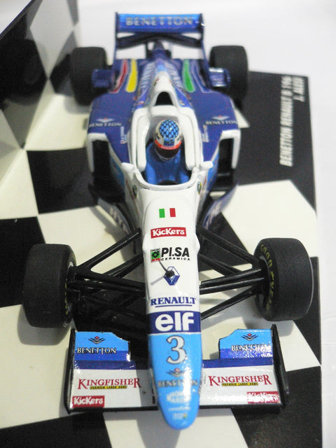MINICHAMPS 1/43 BENETTON RENAULT B196 J.ALESI #3 (430 960003) (01990) (WKG)
