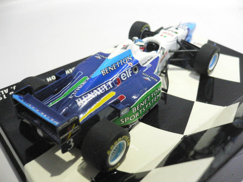 MINICHAMPS 1/43 BENETTON RENAULT B196 J.ALESI #3 (430 960003) (01990) (WKG)