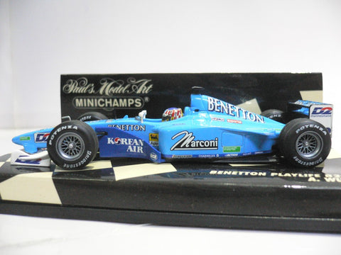 MINICHAMPS 1/43 BENETTON PLAYLIFE B200 A.WURZ #12 (430 000012) (03319)