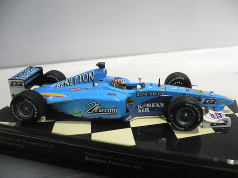 MINICHAMPS 1/43 BENETTON PLAYLIFE B200 A.WURZ #12 (430 000012) (03319)