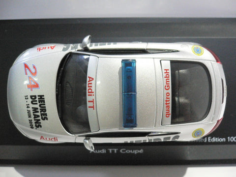 SCHUCO 1/43 AUDI TT COUPE "RACE CONTROL" 24h Le Mans 2009 (450475800) (04758) (BUY)