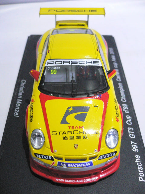 SPARK 1/43 PORSCHE 911 GT3 CUP CHAMPION CARRERA CUP ASIA 2010 #99 SA001 (78001) (BUY)