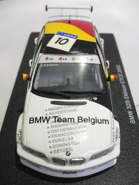 SPARK 1/43 BMW 320i EKBLOM ETCC TEAM BELGUIUM 2002 #10 S0403 (90403) (BUY)