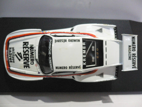 QUARTZO 1/43 PORSCHE KREMER K3 "NUMERO RESERVE" 1st Le Mans 1979 #41 (3001) (WKG)