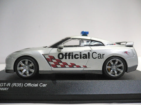 KYOSHO 1/43 NISSAN SKYLINE GT-R R35 OFFICIAL CAR FUJI SPEEDWAY (03741PF) (12171) (BUY)