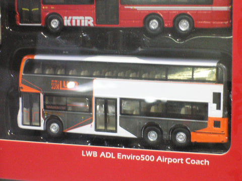 TOYEAST TINY CITY Bs14 KMB &amp; LWB MODERN SET ENVIRO WRIGHT KMB2018105 (14363) (C920-132)