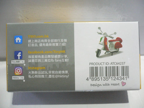 TOYEAST TINY CITY 58 DIE-CAST MODEL CAR ITALIAN SCOOTER ATC64237 12434 (C920-39)