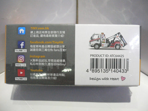 TOYEAST TINY CITY 103 DIE-CAST MODEL CAR HINO 300 WORLD CHAMPION TOW TRUCK 韋川拖車 ATC64425 14043 (PIU/P167-60)