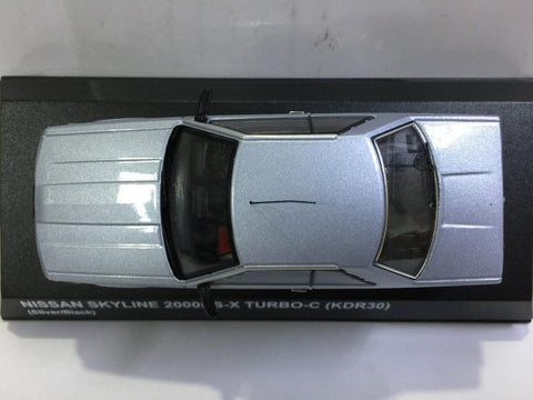 KYOSHO 1/43 NISSAN SKYLINE 2000RS-X TURBO-C KDR30 SILVER BLACK (14521) (PIU50)