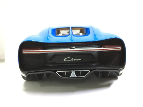 GT AUTOS 1/18 BUGATTI CHIRON 2016 BLUE / WHITE (11010MB) (70563) (PA0)