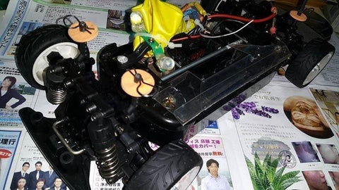 TAMIYA TB-02 水戰車跟防水電變防水servo,9.5T摩打