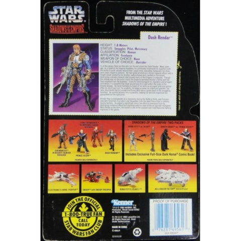 KENNER 星球大戰 STAR WARS SHADOWS OF EMPIRE DASH RENDAR W/ HEAVY WEAPONS (WKG-69561)