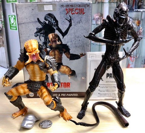 MEDICOM PRE-ASSEMBLED PRE-PAINTED SPECIAL ALIEN VS PREDATOR NON SCALE SOFT VINYL FINISHED MODEL 異形 鐵血戰士 完成品 PIU-270