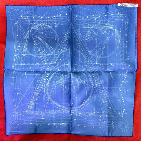 HERMES HANDKERCHIEF 愛馬仕 手巾 （J5967)