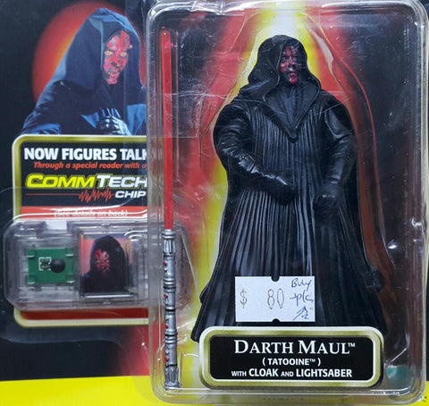 HASBRO 84134 星球大戰前傳 魅影危機 塔圖因 達斯魔爾 STAR WARS EPISODE 1 THE PHANTOM MENACE COLLECTION 1 DARTH MAUL (TATOOINE) WITH CLOAK AND LIGHTSABER (BUY-SPK)