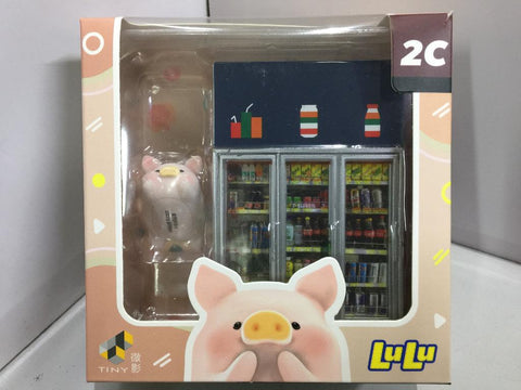 TOYEAST TINY 1/35 2C LuLu 7-ELEVEN 迷你飲品櫃 X 伸展 LuLu 豬 ATS35011 00075 (C1120-45)