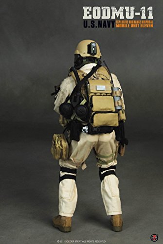 1:6 SOLDIER STORY SS055 FIGURE US NAVY EODMU-11 EXPLOSIVE ORDNANCE DISPOSAL MOBILE UNIT ELEVEN 爆炸品處理組 PIU/F50-750 b20758387