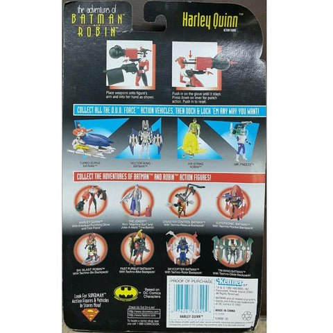 KENNER 63829 蝙蝠俠與羅賓大冒險 哈蕾奎茵 小丑女 THE ADVENTURES OF BATMAN AND ROBIN HARLEY QUINN WITH KNOCKOUT PUNCHING GLOVE AND TRICK PISTOL (BUY-SPK 倉1121)